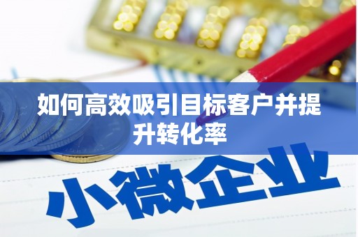 大埤如何高效吸引目标客户并提升转化率