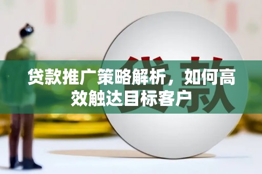 大埤贷款推广策略解析，如何高效触达目标客户