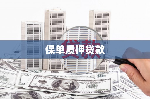 大埤保单质押贷款