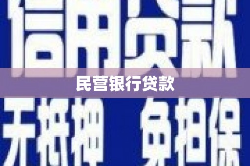 大埤民营银行贷款