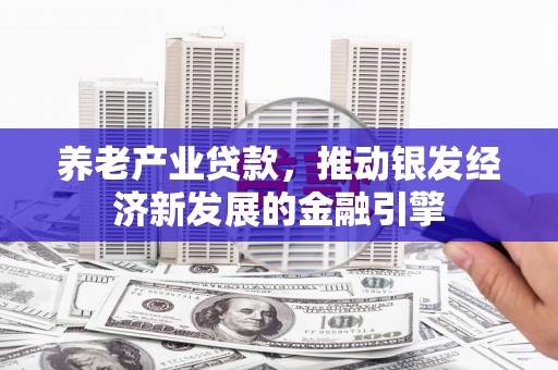 大埤养老产业贷款，推动银发经济新发展的金融引擎