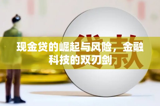 大埤现金贷的崛起与风险，金融科技的双刃剑