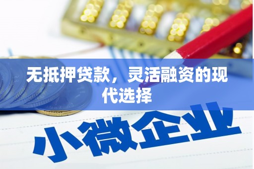 大埤无抵押贷款，灵活融资的现代选择