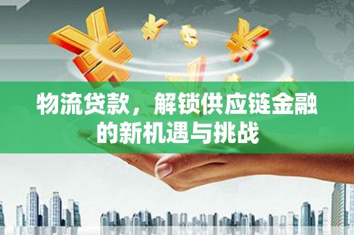 大埤物流贷款，解锁供应链金融的新机遇与挑战