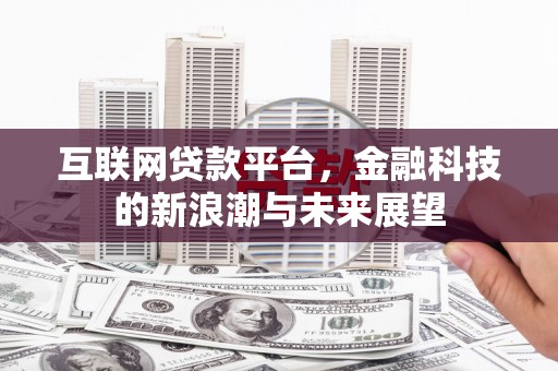 大埤互联网贷款平台，金融科技的新浪潮与未来展望