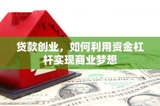 大埤贷款创业，如何利用资金杠杆实现商业梦想