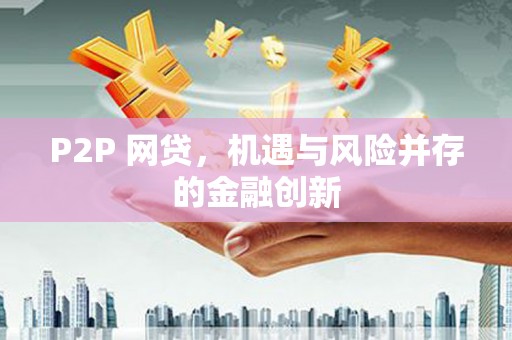 大埤P2P 网贷，机遇与风险并存的金融创新