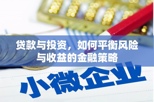 大埤贷款与投资，如何平衡风险与收益的金融策略